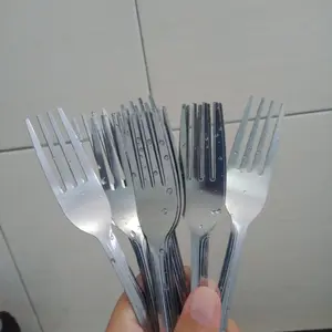 SUBRON SET 12pcs Sendok Garpu Makan Sayur Lauk Stainless Steel Murah Kitchenware Dapur