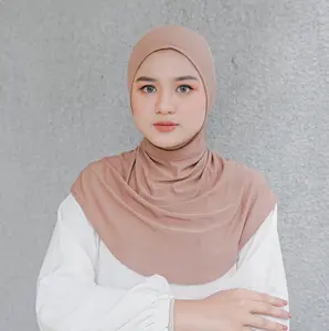 RIFANYHIJAB Ciput Ninja Resleting Jersey Hijab Wanita Kerudung Instan RIFANYHIJAB Ciput Ninja Resleting Jersey Hijab Wanita Kerudung Instan