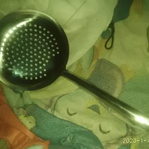 serok bolong saringan Minyak serok gorengan Stainless Kitchenware