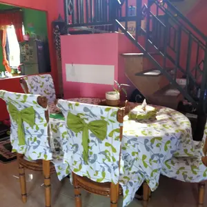 SARUNG KURSI 4 MURAH / SET TAPLAK MEJA MURAH