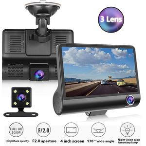 [UK Local] 1080P 4" Dual Lens Car Front Rear DVR Dash Cam Video G-sensor Recorder Camera back camera