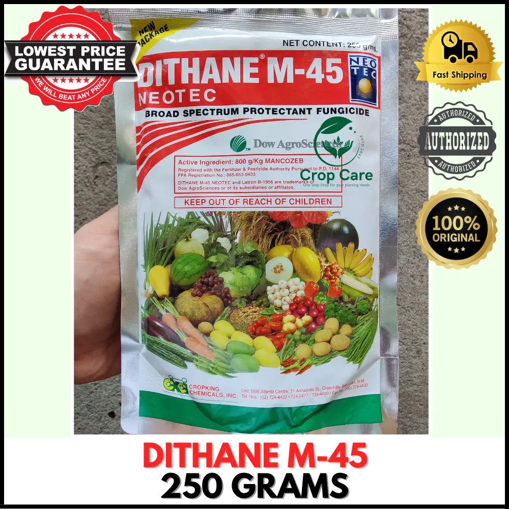 DITHANE M-45 (BROAD SPECTRUM PROTECTANT FUNGICIDE) ORIGINAL PACKAGING ...