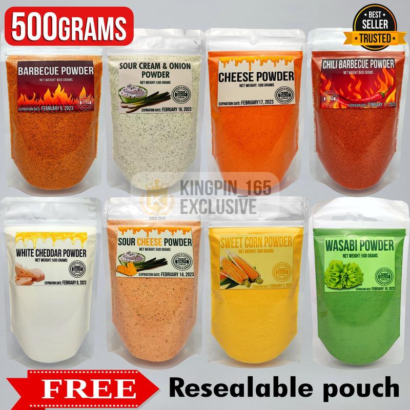 Potato Corner Powder Premium 500 GRAMS Flavor (Barbecue, Cheese ...