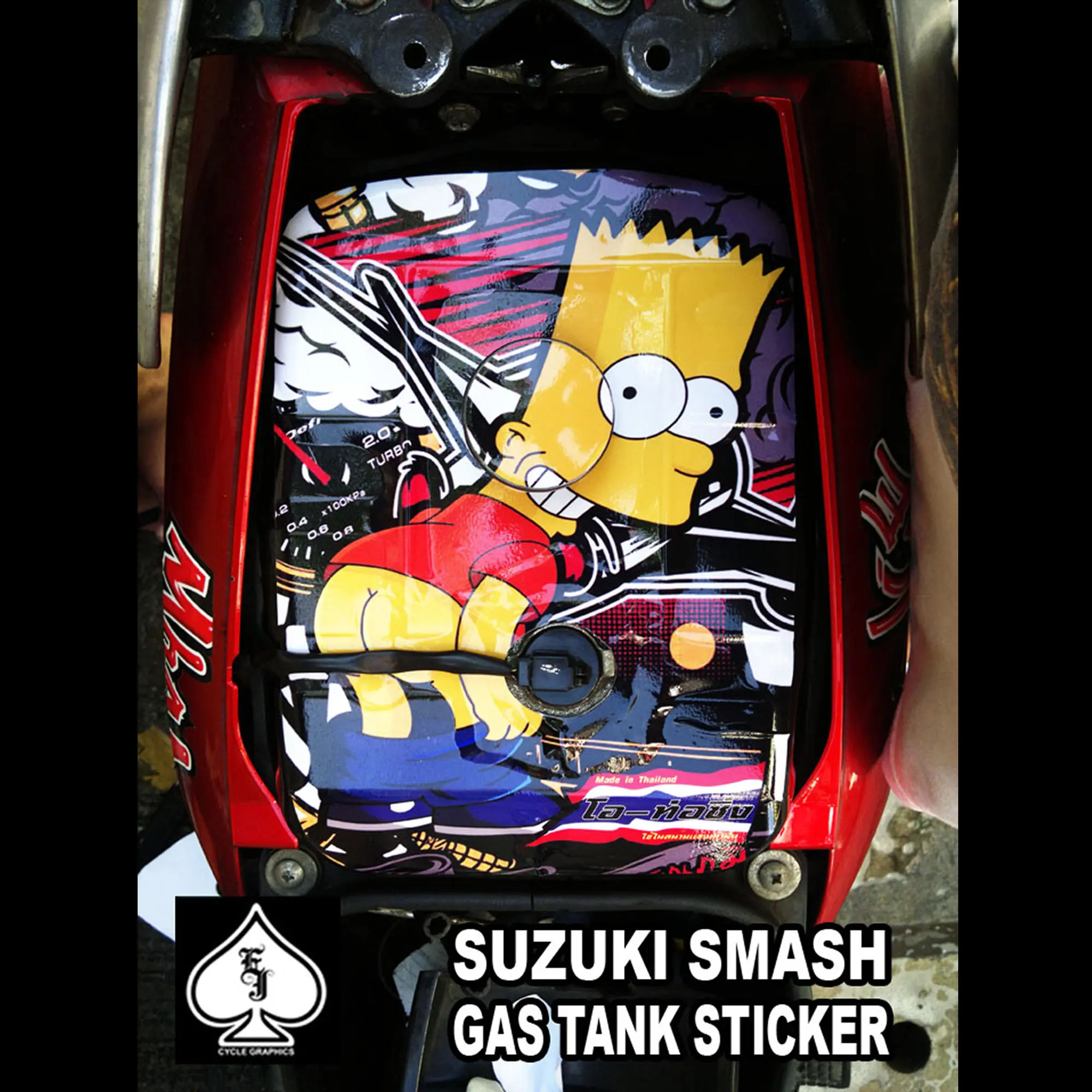 SUZUKI SMASH GASTANK STICKER - TikTok Shop Philippines