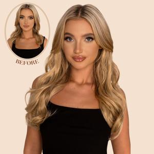 Rosie 1 Piece 16 Inch Synthetic Curly Clip in Hair Extensions
