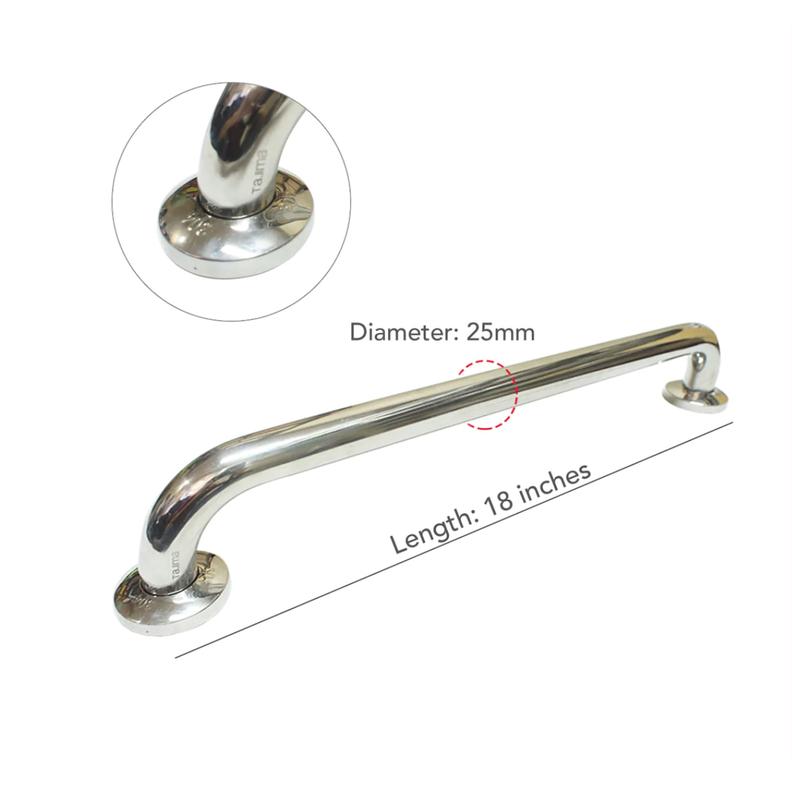 Stainless 304 Grab Handle Bathroom Handrail for PWD - TikTok Shop ...